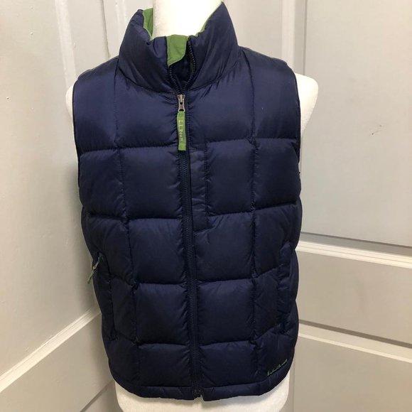 L.L Bean Down Puffer Vest Age 10-12 - Picture 1 of 5